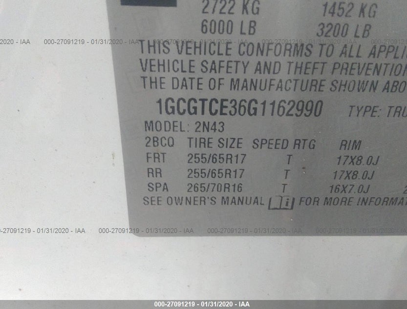 1GCGTCE36G1162990