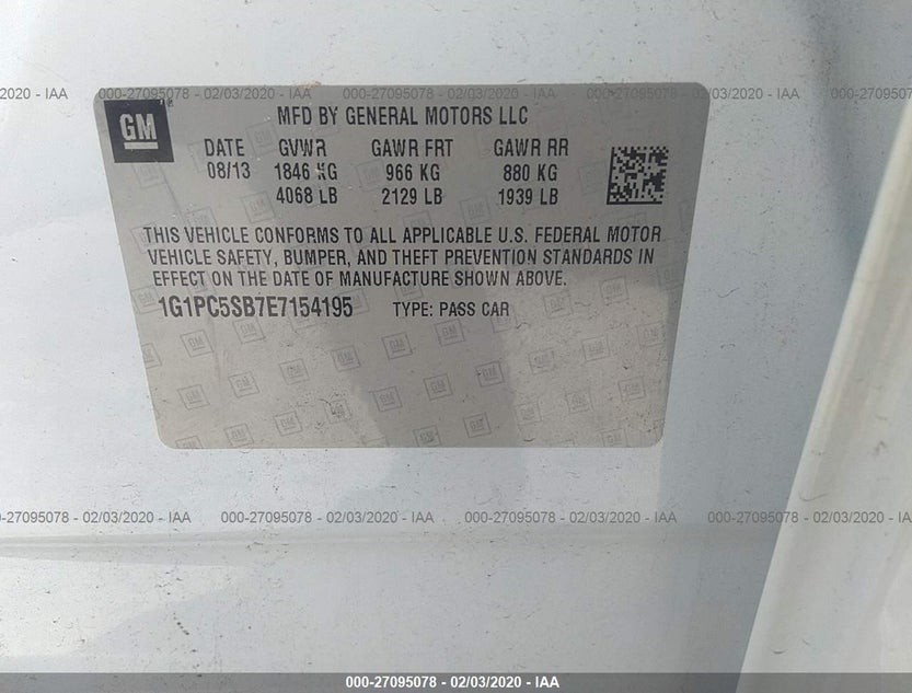 1G1PC5SB7E7154195