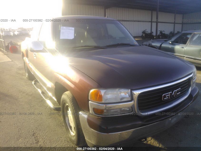 2001 GMC Sierra 1500 Sle VIN: 2GTEC19T211222979 Lot: 27100382