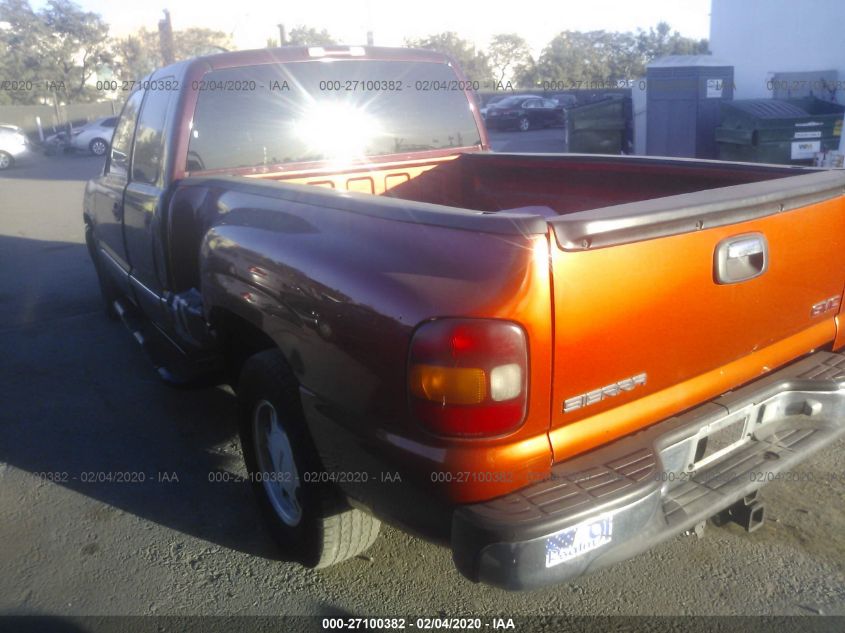 2001 GMC Sierra 1500 Sle VIN: 2GTEC19T211222979 Lot: 27100382