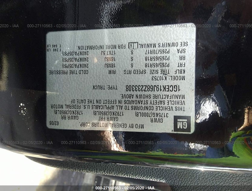 1GCEK19J68Z233308