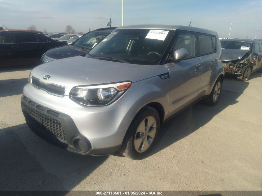 2016 Kia Soul VIN: KNDJN2A27G7822331 Lot: 27113581