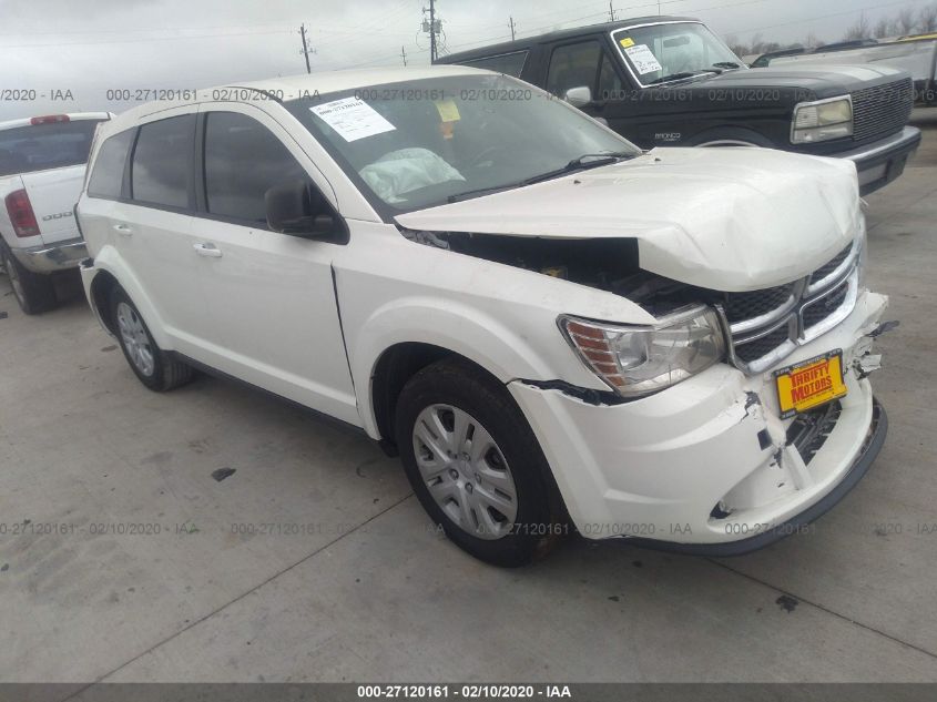 2014 Dodge Journey Se VIN: 3C4PDCAB3ET103413 Lot: 27120161