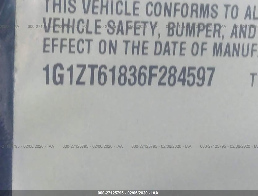 1G1ZT61836F284597