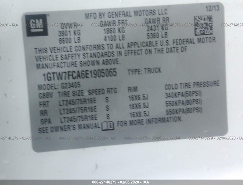 1GTW7FCA6E1905065