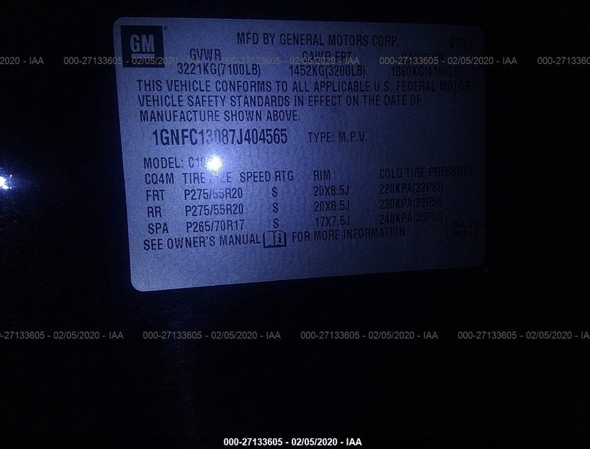 1GNFC13087J404565