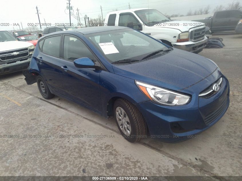 2016 Hyundai Accent Se VIN: KMHCT5AE9GU247950 Lot: 27136509