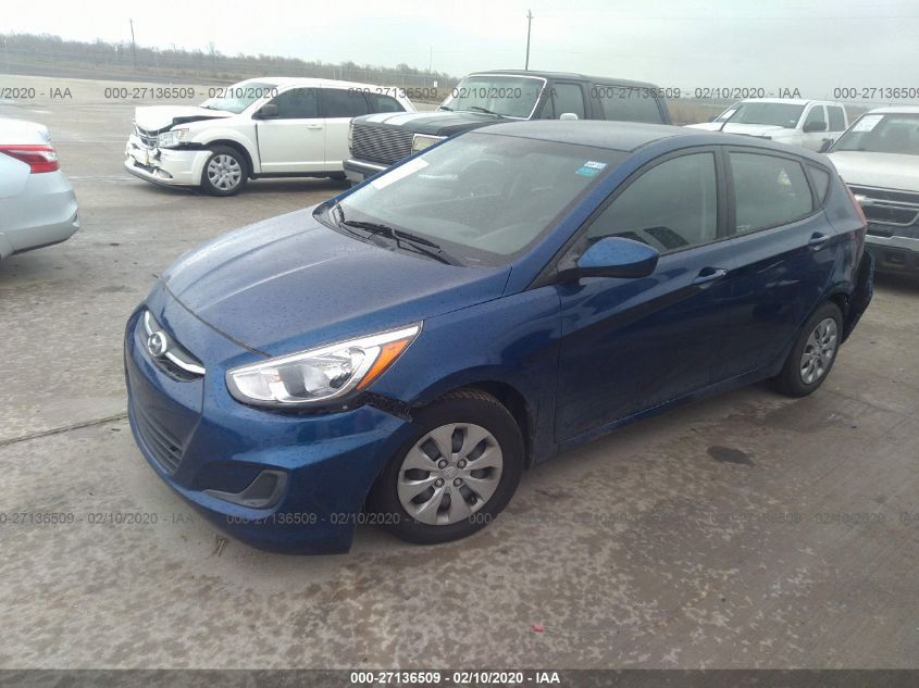 2016 Hyundai Accent Se VIN: KMHCT5AE9GU247950 Lot: 27136509