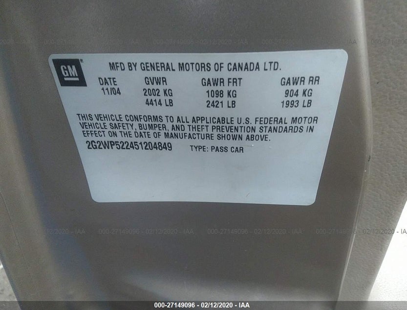 2G2WP522451204849