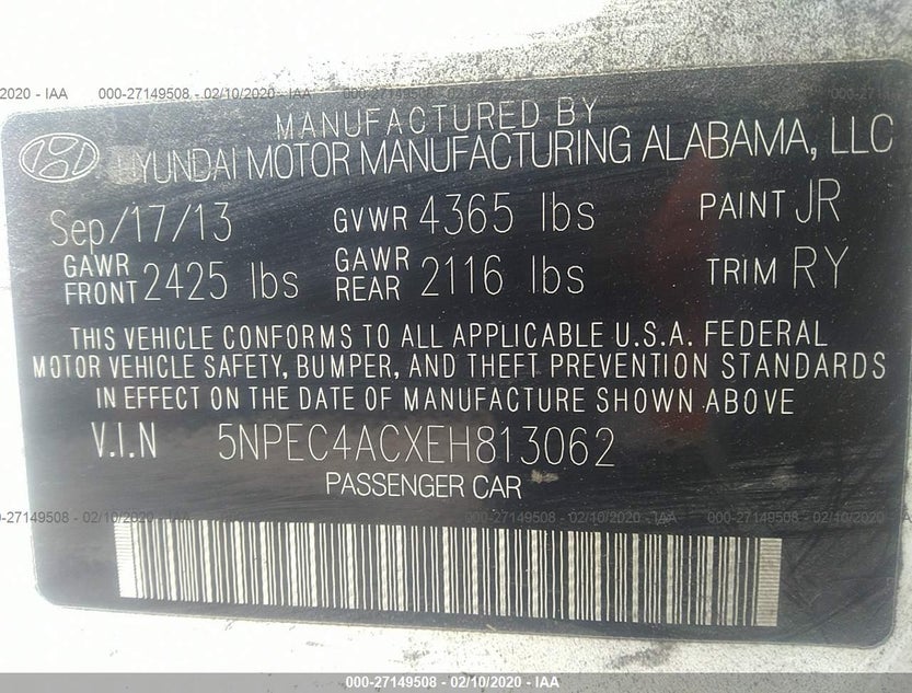 5NPEC4ACXEH813062