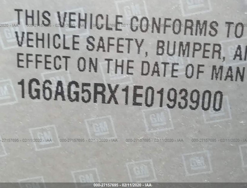 1G6AG5RX1E0193900