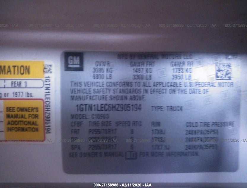 1GTN1LEC6HZ905194