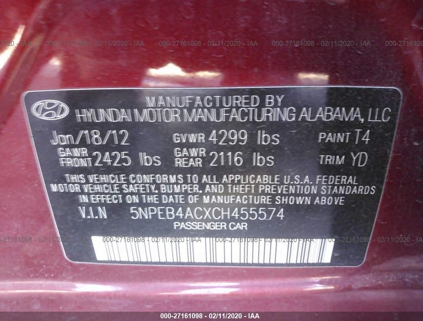 5NPEB4ACXCH455574