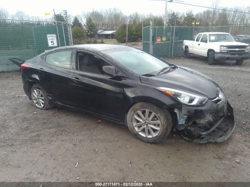 2016 Hyundai Elantra Se VIN: 5NPDH4AE3GH661322 Lot: 27171871