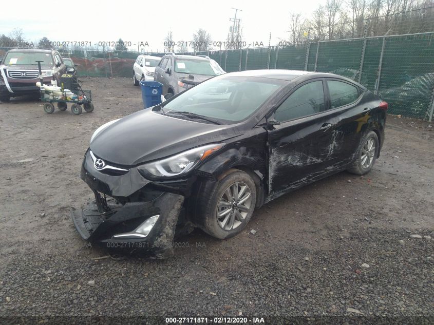 2016 Hyundai Elantra Se VIN: 5NPDH4AE3GH661322 Lot: 27171871