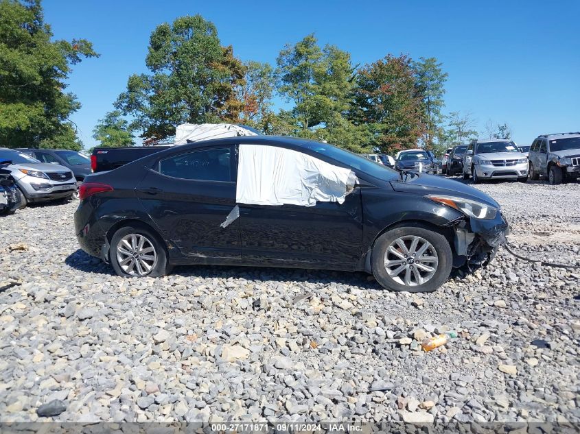 2016 Hyundai Elantra Se VIN: 5NPDH4AE3GH661322 Lot: 27171871