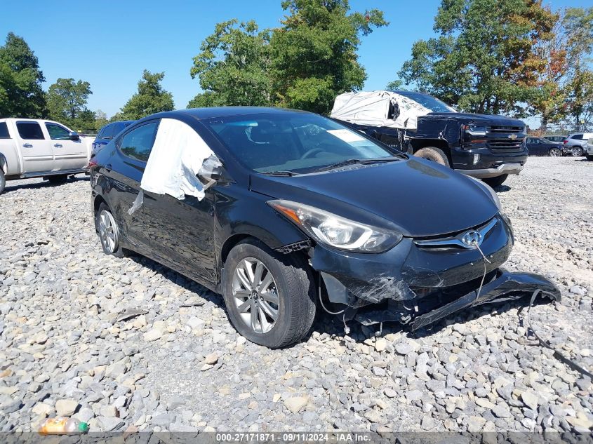 2016 Hyundai Elantra Se VIN: 5NPDH4AE3GH661322 Lot: 27171871