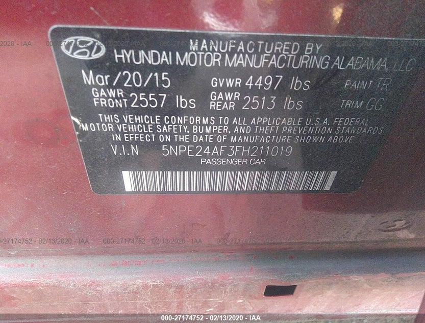 5NPE24AF3FH211019