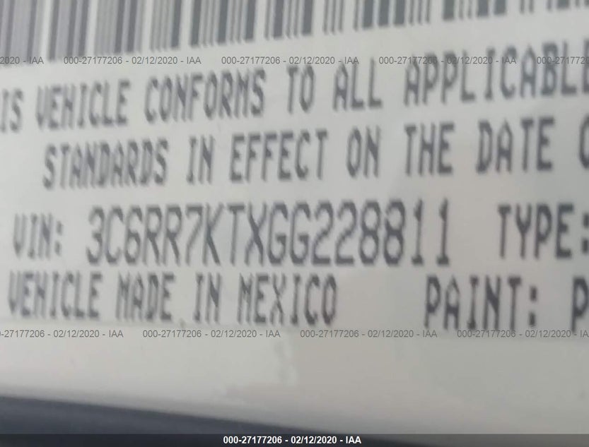 3C6RR7KTXGG228811