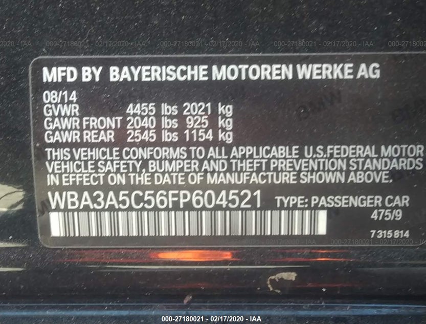 WBA3A5C56FP604521
