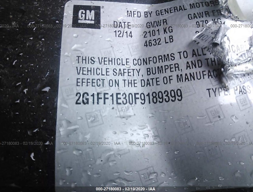 2G1FF1E30F9189399
