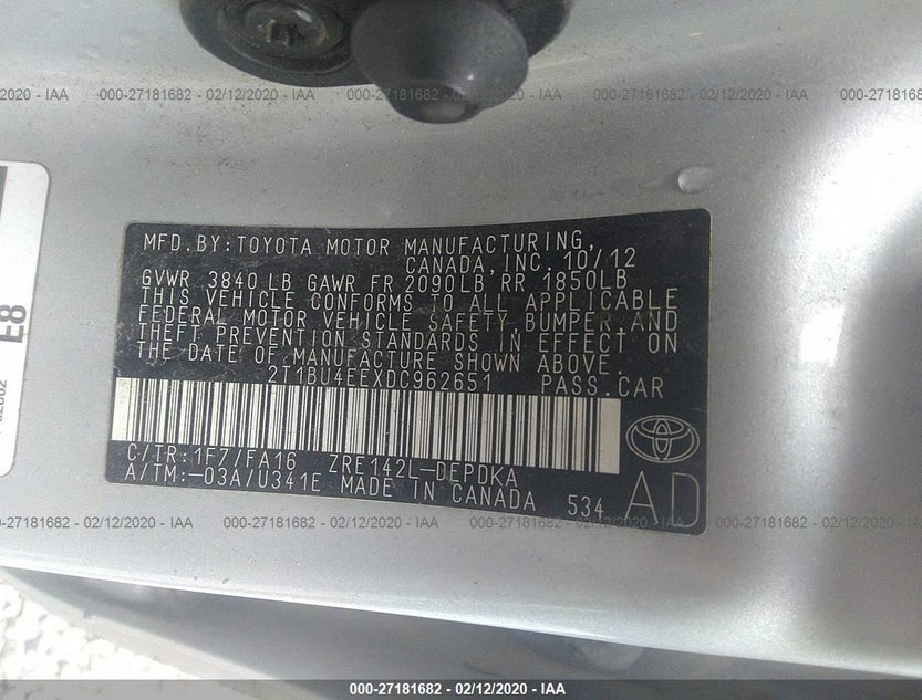 2T1BU4EEXDC962651