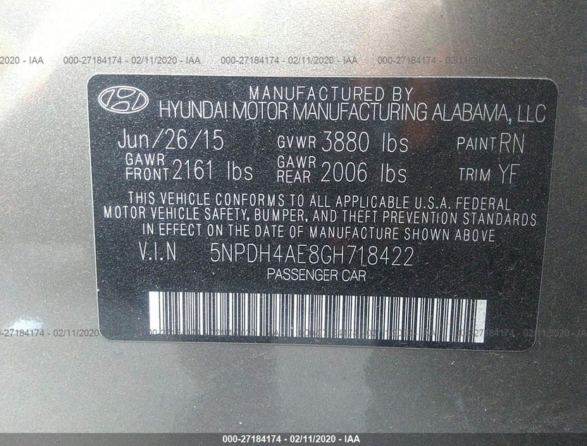 5NPDH4AE8GH718422