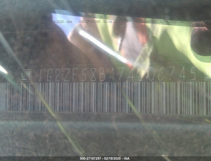 1G2ZF58B474206745