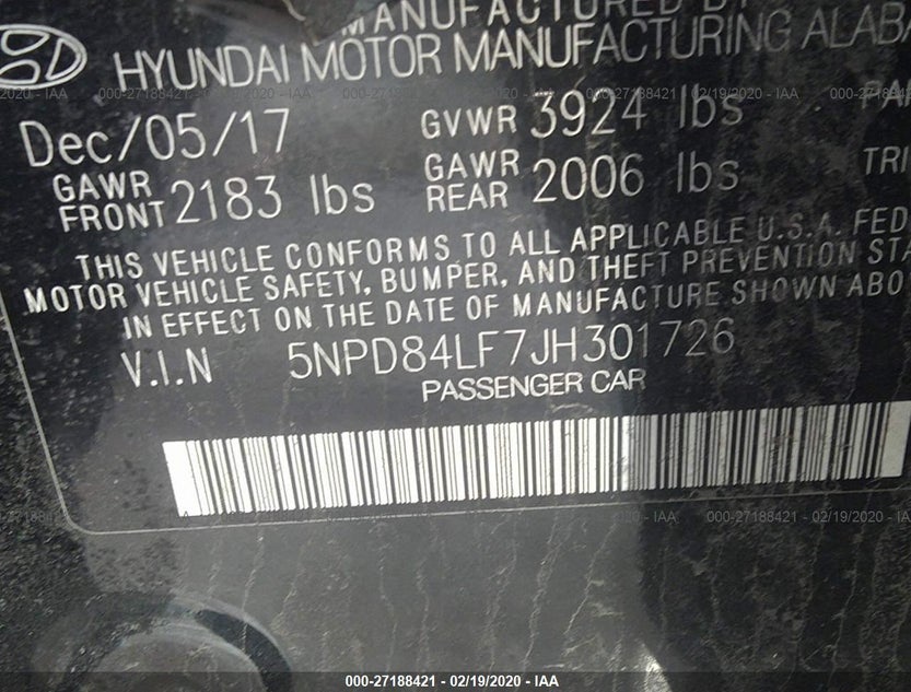 5NPD84LF7JH301726