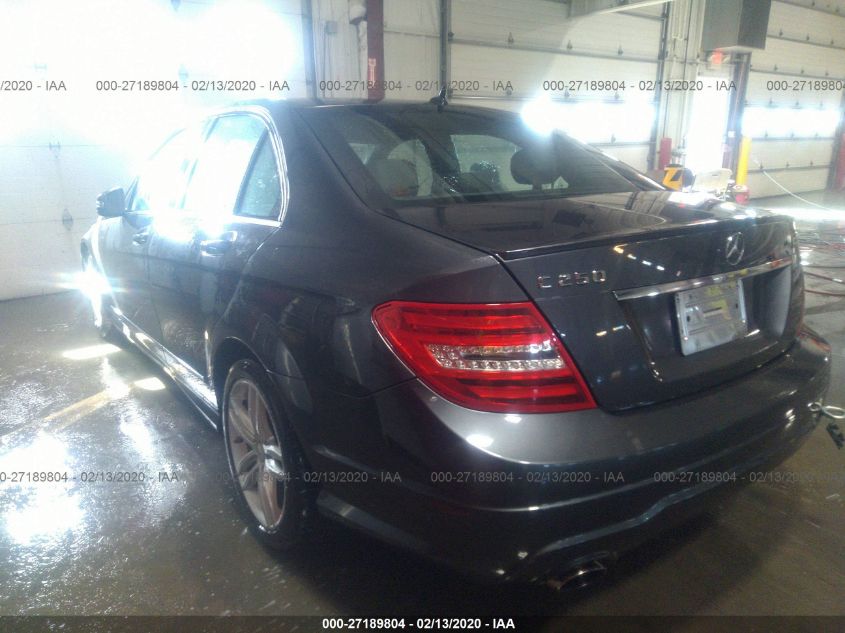 2013 Mercedes-Benz C-Class C 250 VIN: WDDGF4HBXDR263663 Lot: 27189804