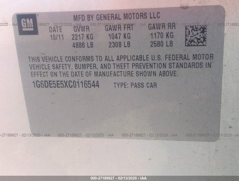 1G6DE5E5XC0116544