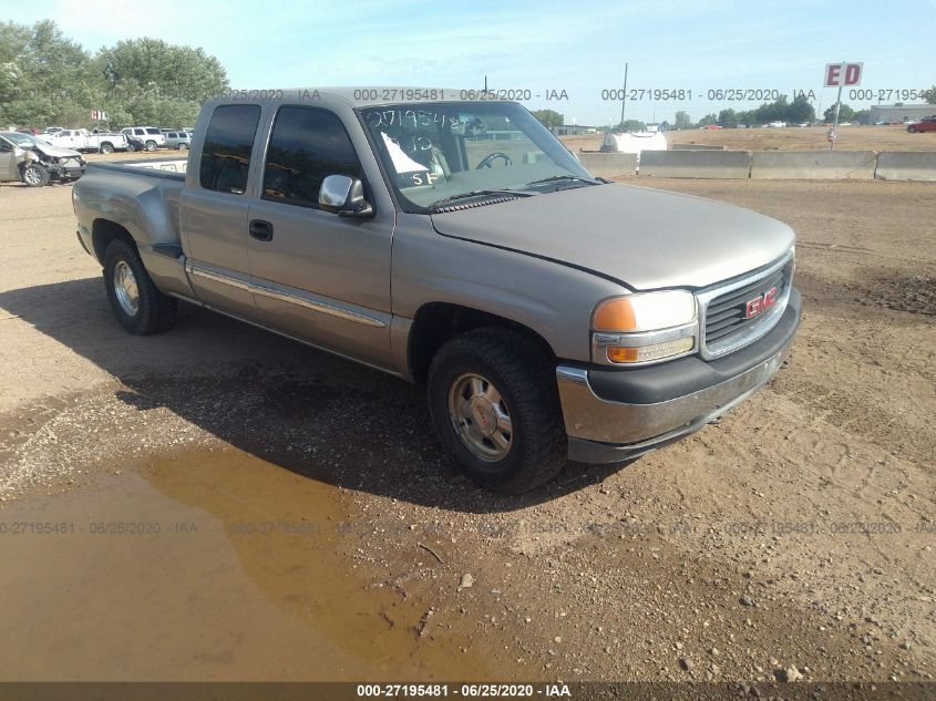 2001 GMC New Sierra K1500 VIN: 2GTEK19T311393078 Lot: 27195481