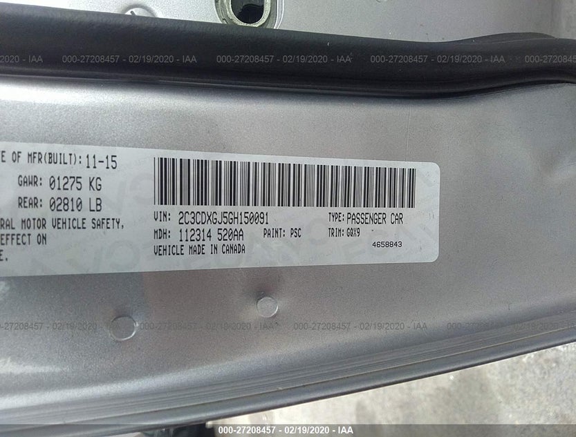 2C3CDXGJ5GH150091