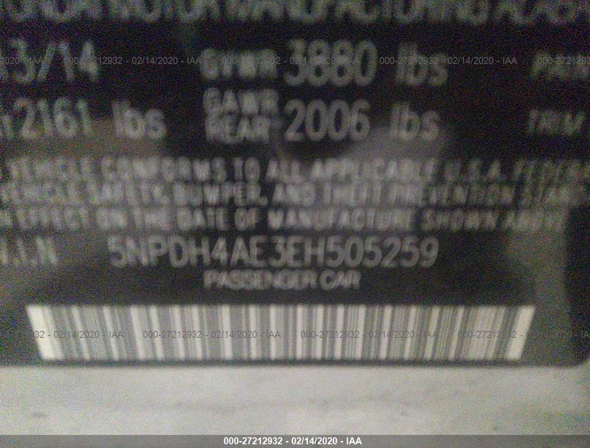 5NPDH4AE3EH505259