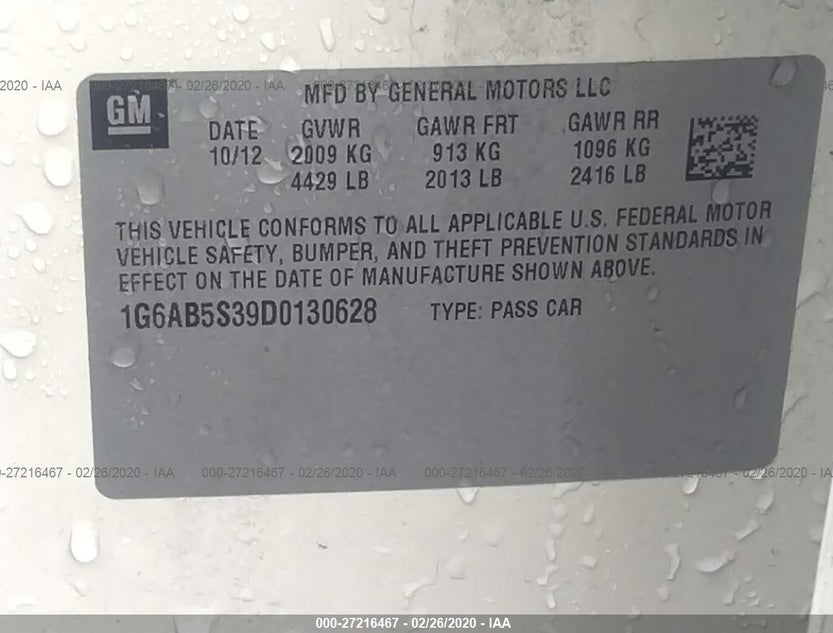 1G6AB5S39D0130628