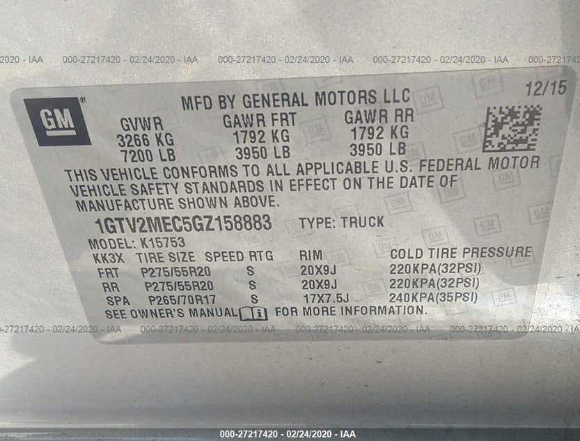 1GTV2MEC5GZ158883