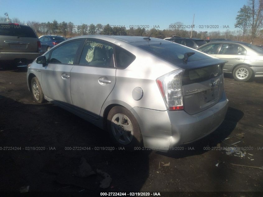 2011 Toyota Prius Two VIN: JTDKN3DU4B5308562 Lot: 27224244