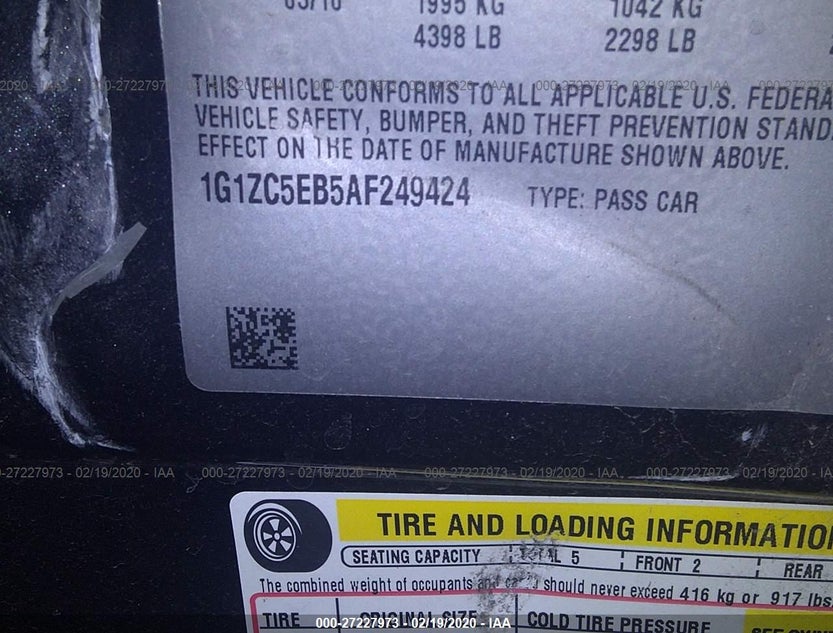 1G1ZC5EB5AF249424