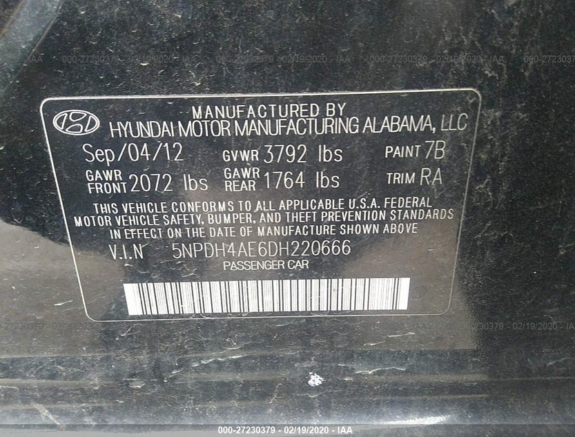 5NPDH4AE6DH220666