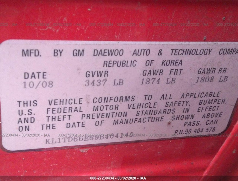 KL1TD66E69B404145