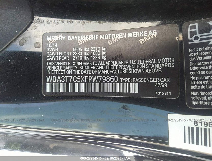 WBA3T7C5XFPW79860