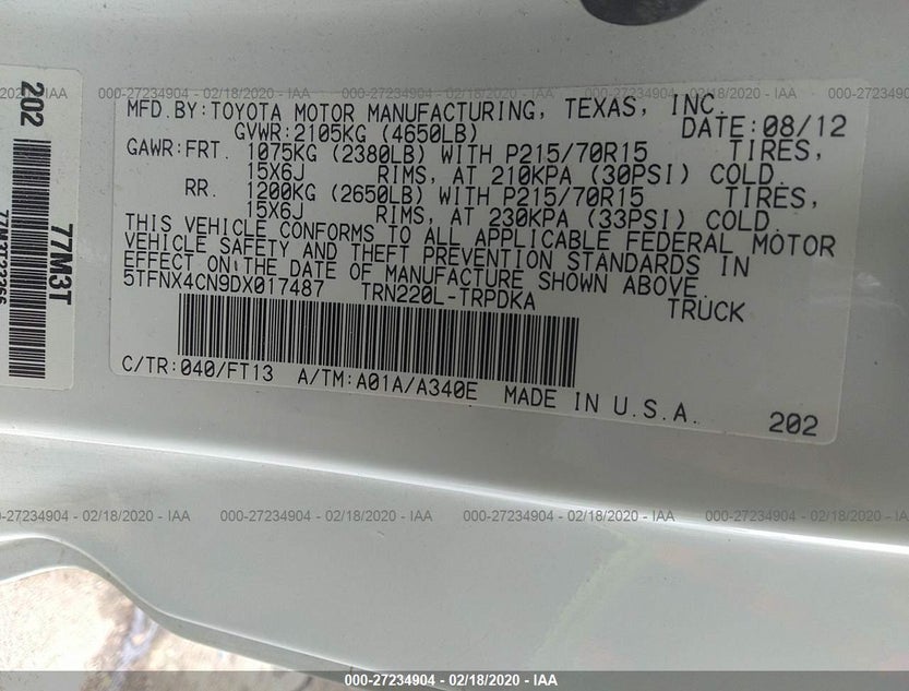 5TFNX4CN9DX017487
