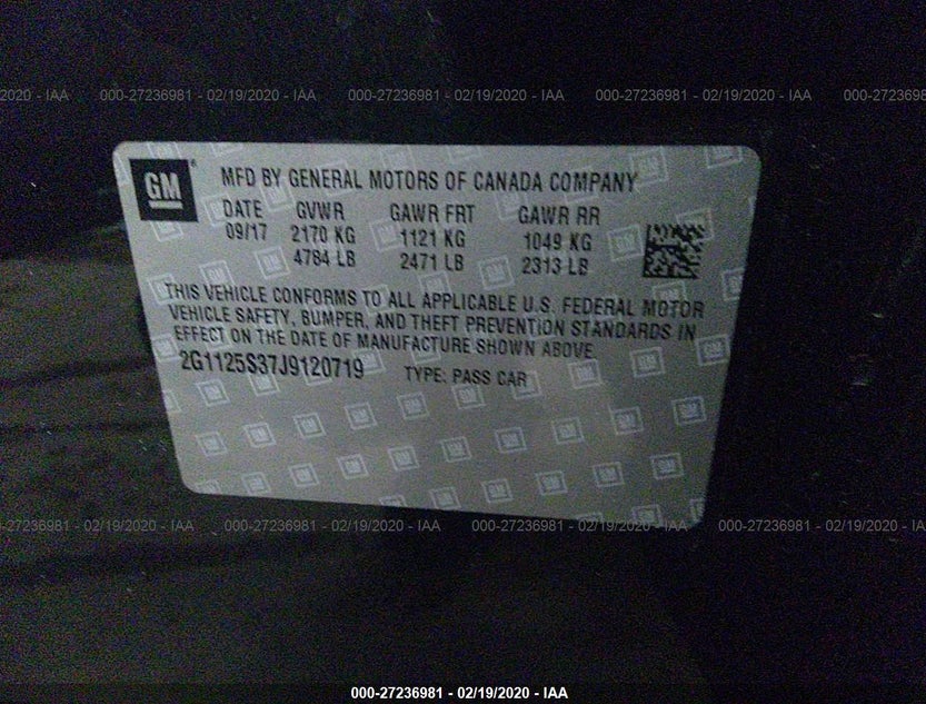 2G1125S37J9120719