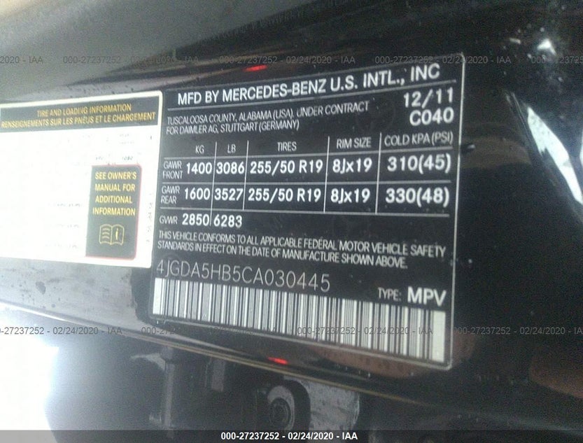 4JGDA5HB5CA030445