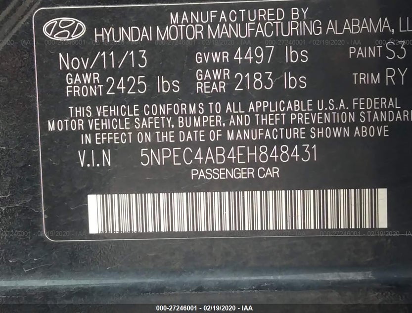 5NPEC4AB4EH848431
