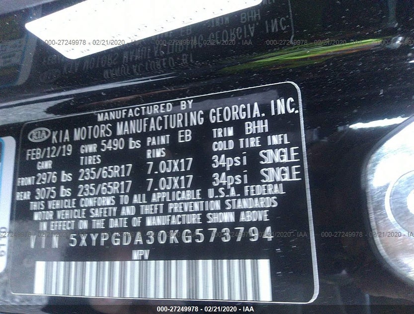 5XYPGDA30KG573794
