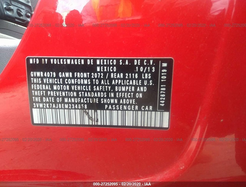 3VW2K7AJ8EM234858