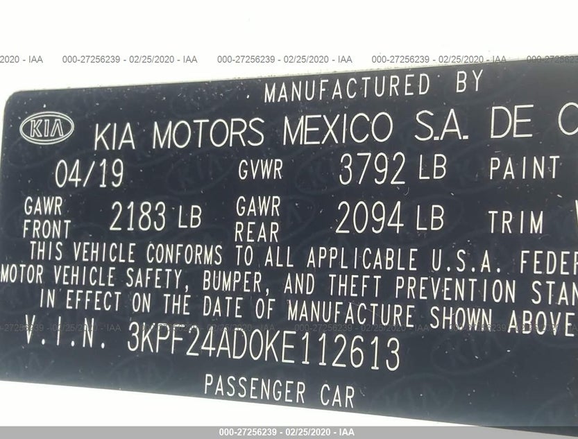 3KPF24AD0KE112613
