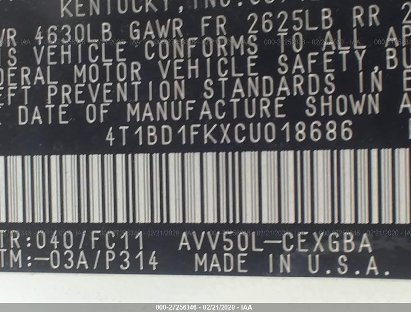 4T1BD1FKXCU018686