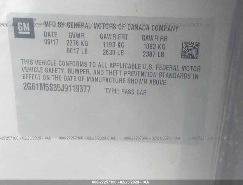 2G61M5S35J9119377